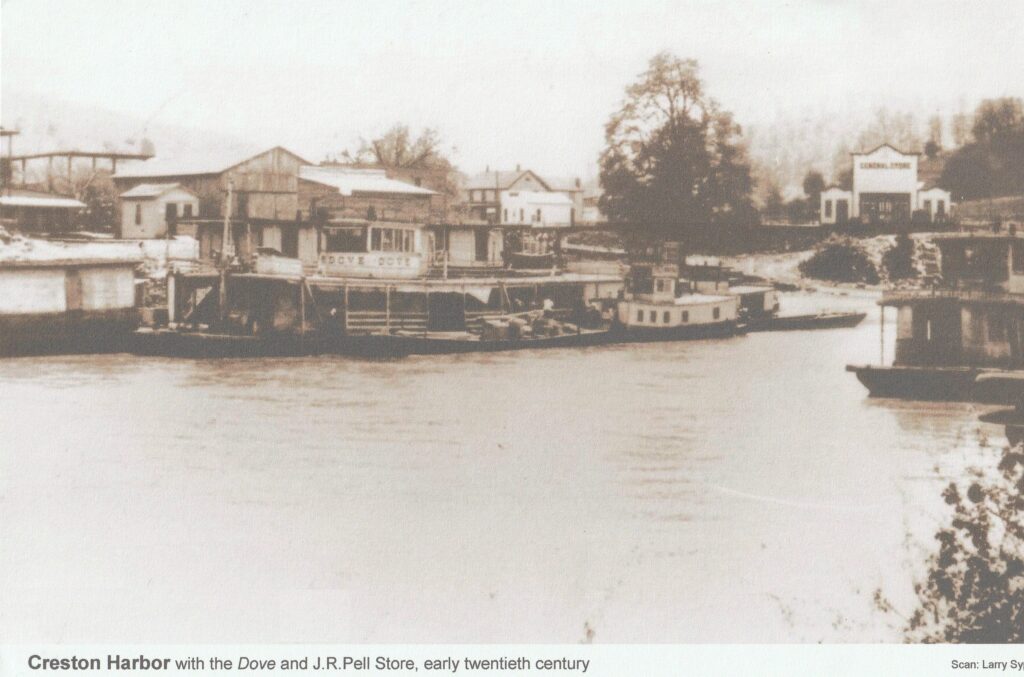 The Dove Creston Harbor 1900s (Creston Harbor is in Wirt County WV)